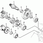 454 Secondary transmission assembly (4x4)