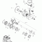 Challenger, 5603/5606 Коленвал и поршни
