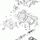 Challenger, 5896 01- crankcase and rotary valve