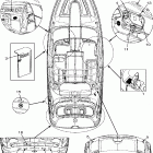 AR230 HIGH OUTPUT-SXT1100BH/SXT1100CH/SXT1100AH Наклейки предупреждения
