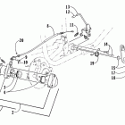 454 2x4 Mechanical brake assembly