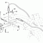 Bearcat 454 2x4 Рычага переключения заднего хода