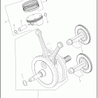 FLFB 1YF9 FAT BOY (2025) PISTONS AND FLYWHEEL ASSEMBLY - MILWAUKEE-EIGHT™ 117