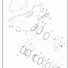 FLHTCUTG 1MAF TRI GLIDE ULTRA (2023) WINDSHIELD, FAIRING AND HEADLAMP - FLHTCUTG