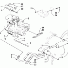 454 2x4 Двигатель и глушитель