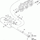 AR210-LST1200DB Топливная магистраль Starboard Engine