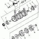 EXCITER SINGLE-EXS1200W Коленчатый вал и Поршень