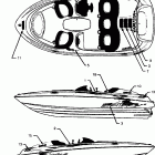 EXCITER-EXT1100U/EXT1100V/EXT1100W Наклейки для выпуска 1998 года