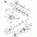KFX700 (KSV700-B1) Карданный вал - задний