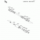 Prairie 360 4X4 (KVF360-A2) Drive shaft-propeller(a2 / a3)