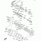 KFX80 (KSF80-A2) Трансмиссия