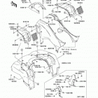 Brute Force 750 4x4i (KVF750-A1) Переднее крыло(ья)