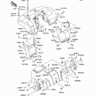 Brute Force 650 4x4 Hardwoods Green HD (KVF650-E1) Переднее крыло(ья)