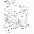 Prairie 700 4x4 (KVF700-A2) Рама ,крепежные детали