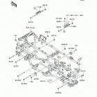 Brute Force 750 4x4i (KVF750-A1) Крепление двигателя