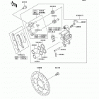 KFX700 (KSV700-B1) Передний тормоз