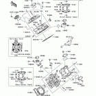 KFX700 (KSV700-B1) Головка цилиндра