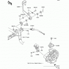 Brute Force 750 4x4i (KVF750-A1) Педаль тормоза