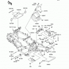 KFX700 (KSV700-B1) Рама ,крепежные детали