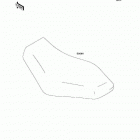 Brute Force 750 4x4i (KVF750-A1) Сидение