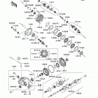 Brute Force 750 4x4i (KVF750-A1) Карданный вал - задний