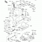 Prairie 700 4x4 (KVF700-A2) Топливный бак