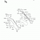 Brute Force 750 4x4i (KVF750-A1) Боковые обтекатели