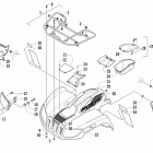 TRV 450 EFI Передний багажник крыло и фара
