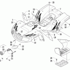 90 2X4 Utility Body panel and headlight assembly