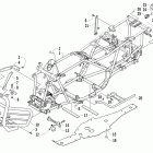 TBX 700LTD Frame, taillight, and related parts