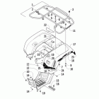1000 LTD Задний багажник ,крыло и подножки