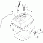 366 SE Топливный бак