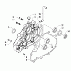 300 DVX Transmission case assembly