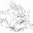 550 H1 EFI PS Передний багажник крыло и фара