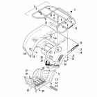 550 H1 EFI PS Задний багажник ,крыло и подножки