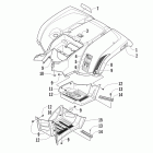 TRV 400 Заднее крыло и подножки