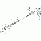 1000 Mud Pro Вторичный привод в сборе