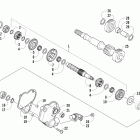 1000 Mud Pro Secondary transmission assembly(engine serial no. 400100...