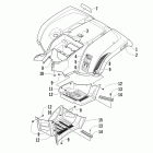 1000 Cruiser PS Заднее крыло и подножки