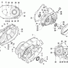 350 CR Крышки сцепления ,ремня и магнето