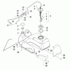 650 H1 Mud Pro Топливный бак