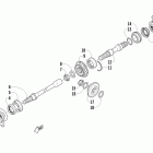 366 SE Вторичный привод в сборе