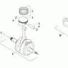 300 DVX Поршни и коленвал