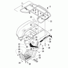 700 Задний багажник ,крыло и подножки