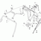 Prowler XT Rops and taillight assembly