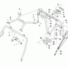 Prowler XTZ Rops and taillight assembly