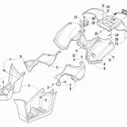 300 2X4  Utility Rear body and taillight assembly