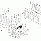 Prowler XTZ Cargo box and tailgate assembly