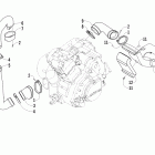 700 Корпус и патрубки охлаждения