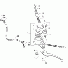 90 DVX Передний тормоз ручной